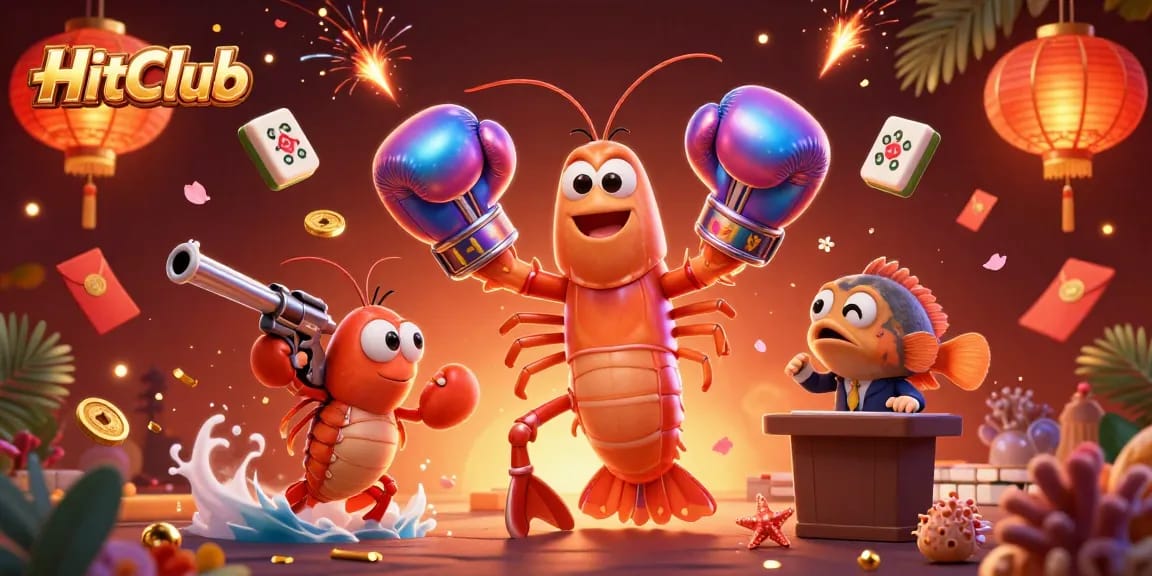 Experience exciting gameplay at HitClub with vibrant underwater champions and casino elements.