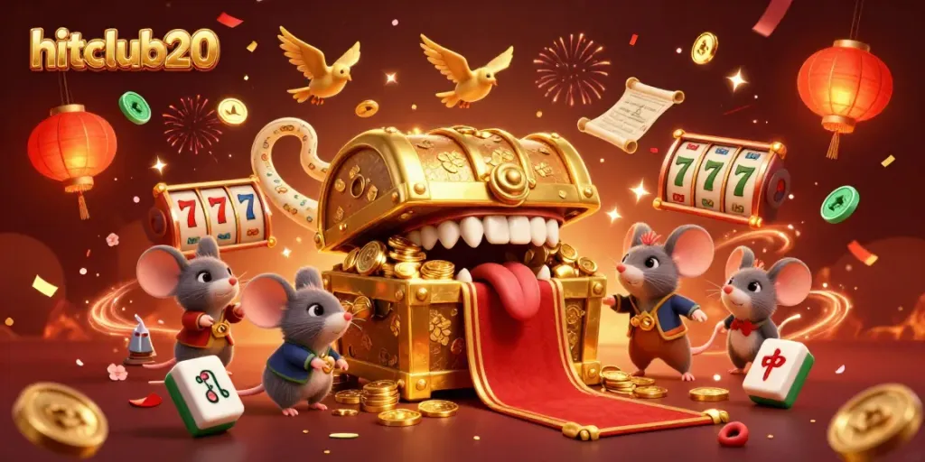 Experience the thrill of hitclub20 with immersive treasure-themed casino adventure illustration.