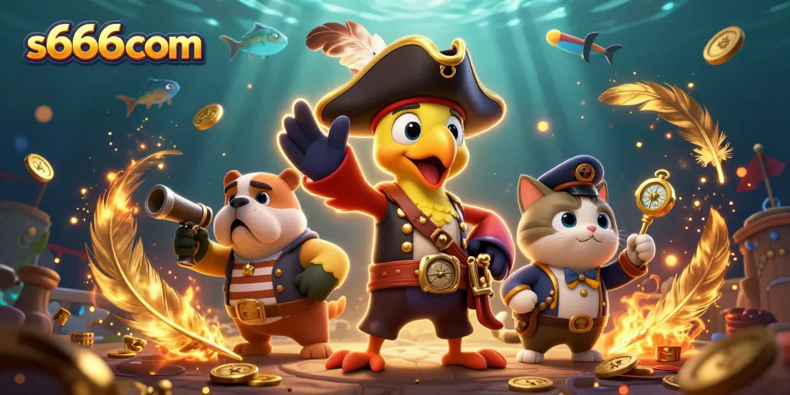Catch the excitement with s666com as our animated pirate captain leads the fish shooting adventure!