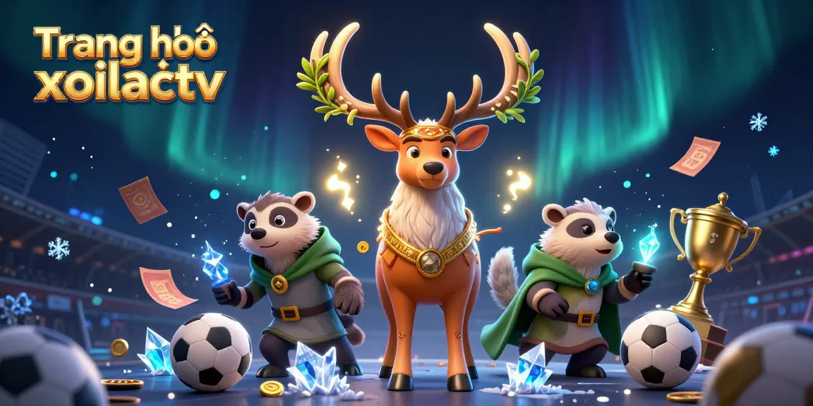 Join the exciting action at Trang chủ xoilactv with vibrant characters and dynamic sports betting elements.