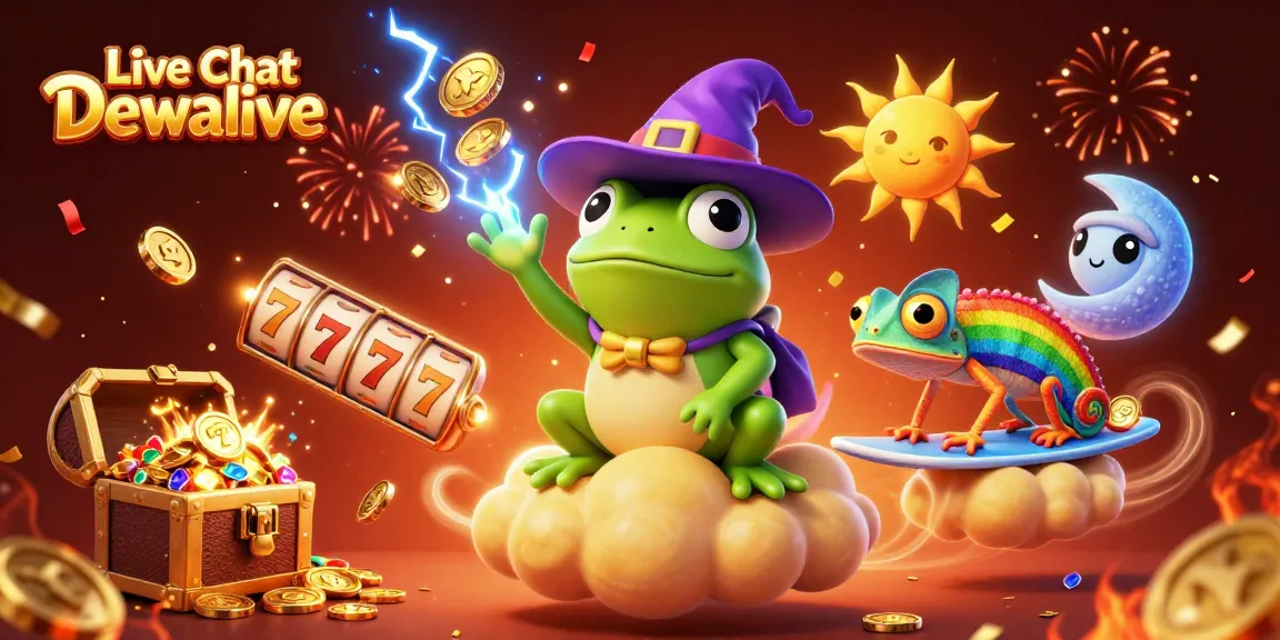 Engage with Live Chat Dewalive for instant support amidst a vibrant casino atmosphere.