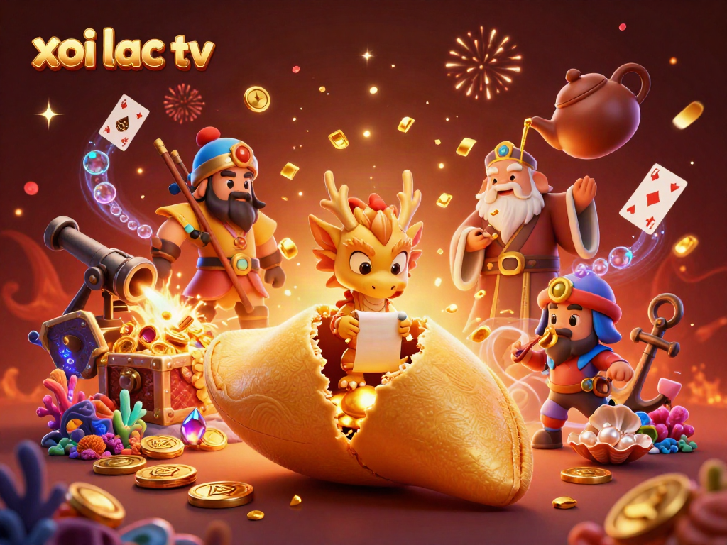 Experience the thrill of xoi lac tv with this vibrant 3D illustration capturing casino excitement.