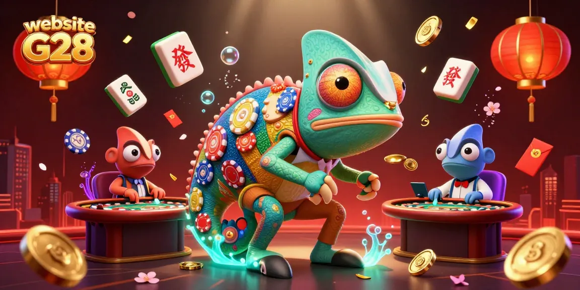 Experience thrilling gameplay with website G28, featuring a vibrant casino scene full of action and lucky elements.