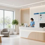The best hair transplant Turkey services at a modern health clinic, showcasing compassionate doctor consultation in a welcoming environment.