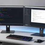 Hb88 software development innovations in a modern workspace with coding and testing tools.